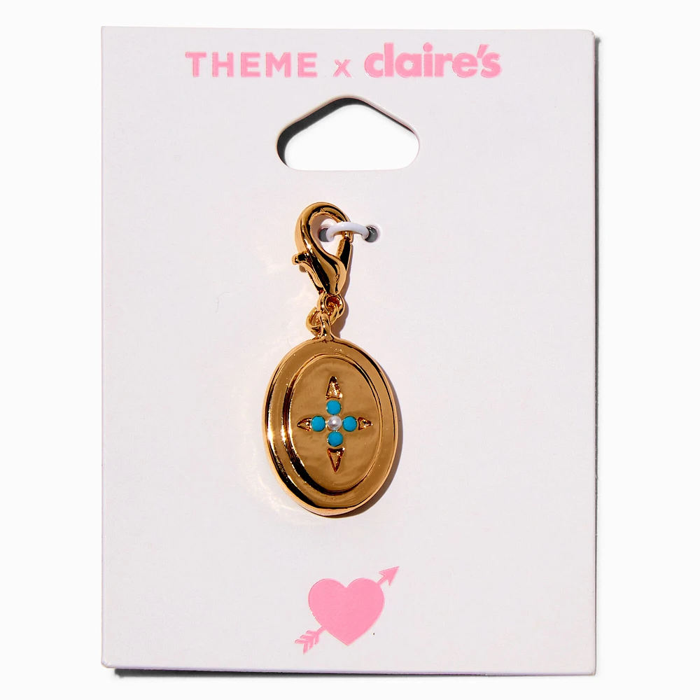 T H E M E x Claire's Turquoise Star Disc Charm