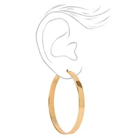 Gold 60MM Thick Hoop Earrings