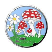 PopSockets® PopGrip - Enamel "Fun Guy" Mushrooms