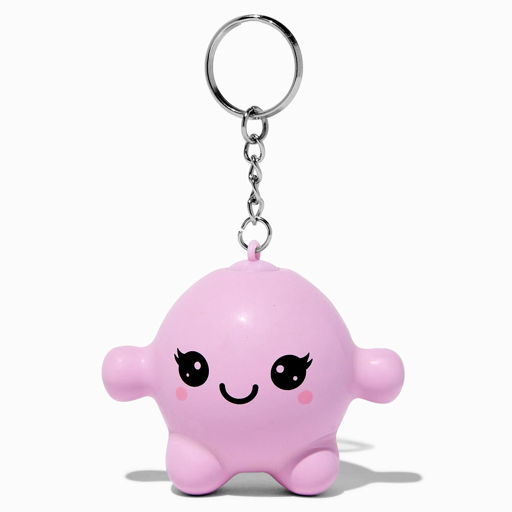 Lilac Girl Stress Ball Keychain