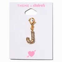 T H E M E x Claire's Gold-tone J Initial Charm