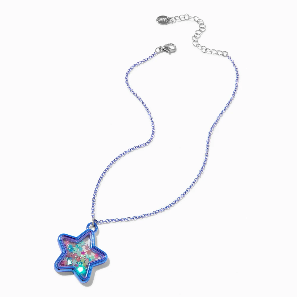 Claire's Club Shaker Star Pendant Necklace