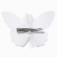 White Butterfly Hair Clip