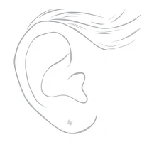 Round Diamond Stud Earrings 1/10 ct. tw. 14kt White Gold