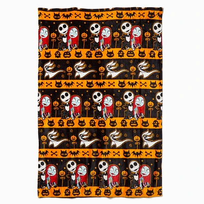 The Nightmare Before Christmas™ Striped Nightmare Silk Touch Throw Blanket