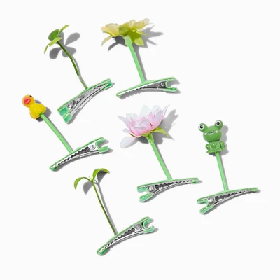 Kitschy Garden Sprout Hair Clips - 6 Pack