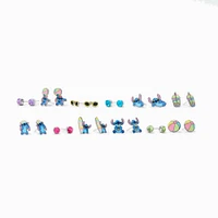 Disney Stitch Claire's Exclusive Summer Stud Earring Set - 12 Pack