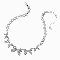 Claire's x Sliving by Paris Hilton Bow Statement Necklace