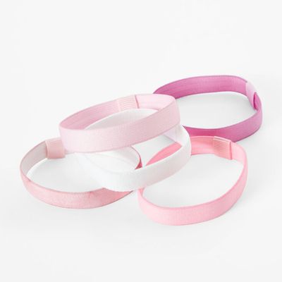 Mixed Pink Sport Grip Hair Ties - 5 Pack