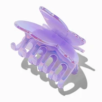 Purple Iridescent Butterfly Hair Claw