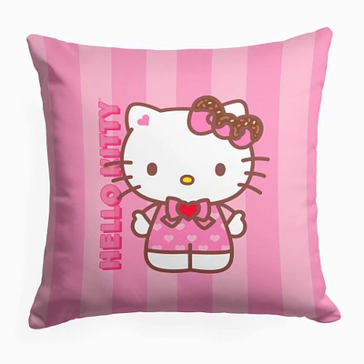 Hello Kitty® Striped Delight Printed Throw Pillow (ds)