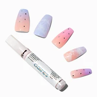 Cloud Bling Squareletto Vegan Faux Nail Set - 24 Pack