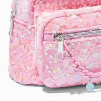 Pink Sequin Mini Backpack