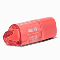 Coral Heart Shaped Lip Goss Tube