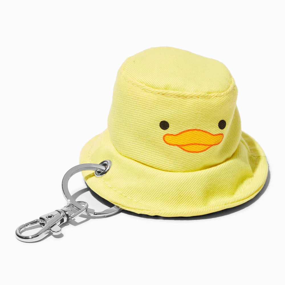 Yellow Duck Bucket Hat Keychain