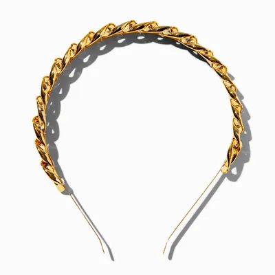 Gold Chain Metal Headband