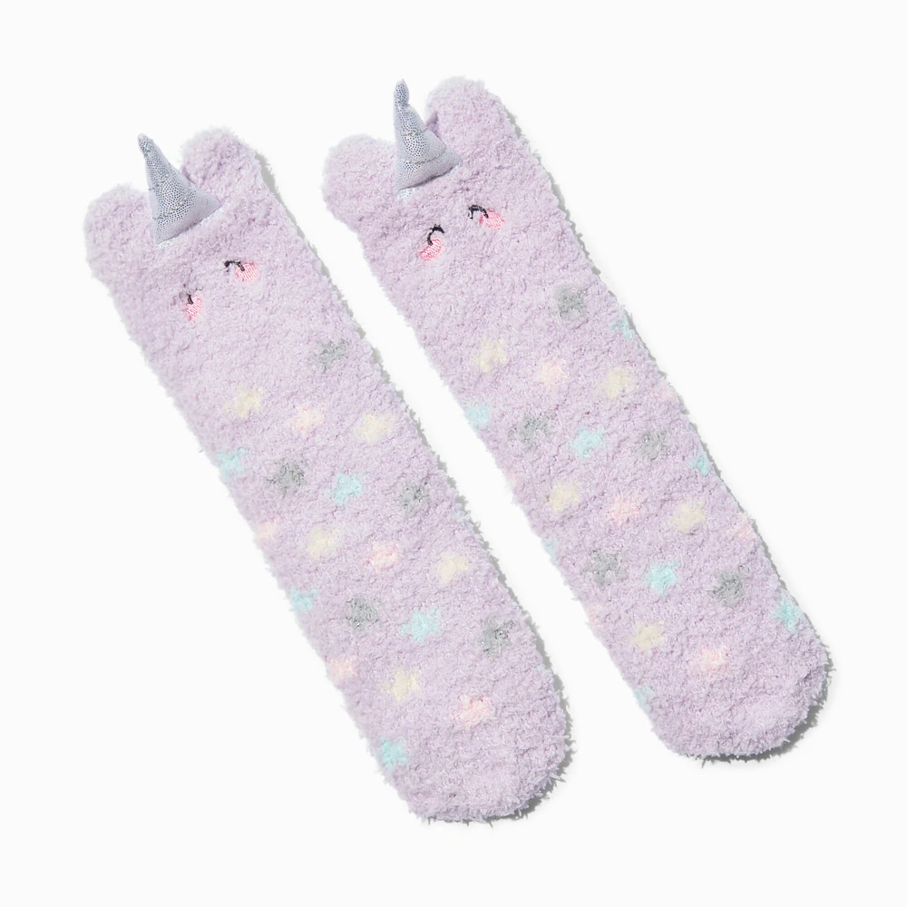 Claire's Club Unicorn Cozy Socks