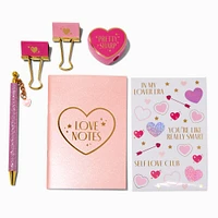 "Love Notes" Clear Stationery Set