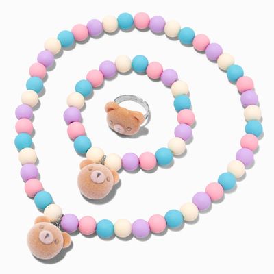 Claire's Club Forest Critters Matte Jewelry Set - 3 Pack