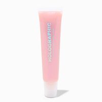 Holographic Light Pink Glossy Lip Gloss Tube