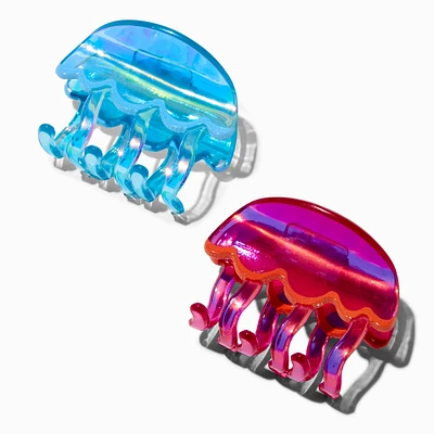 Blue & Purple Jellyfish Hair Claws - 2 Pack