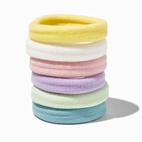 Pastel Full Hair XL Rolled Hair Ties - 6 Pack