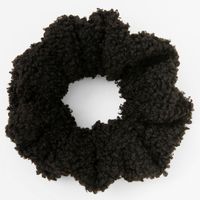 Teddy Hair Scrunchie - Black
