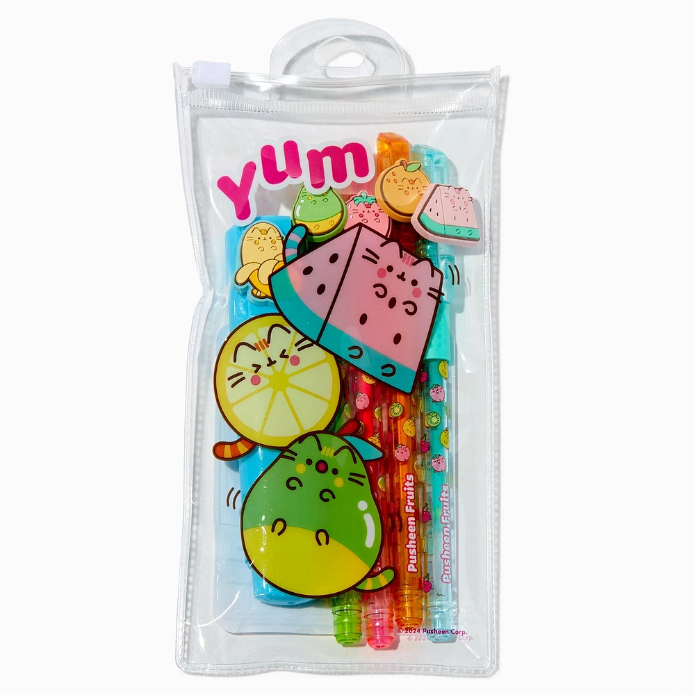 Pusheen® Fruits Pen Set - 5 Pack