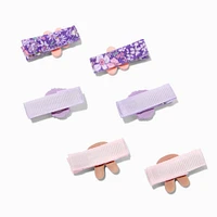 Claire's Club Park Critter Icons Hair Clips - 6 Pack