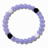 Glow In The Dark Purple Glitter Fortune Bracelet