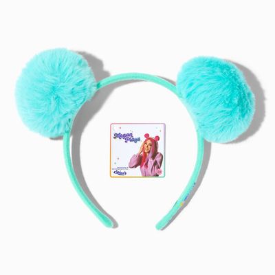 MeganPlays™ Claire's Exclusive Turquoise Pom Pom Headband