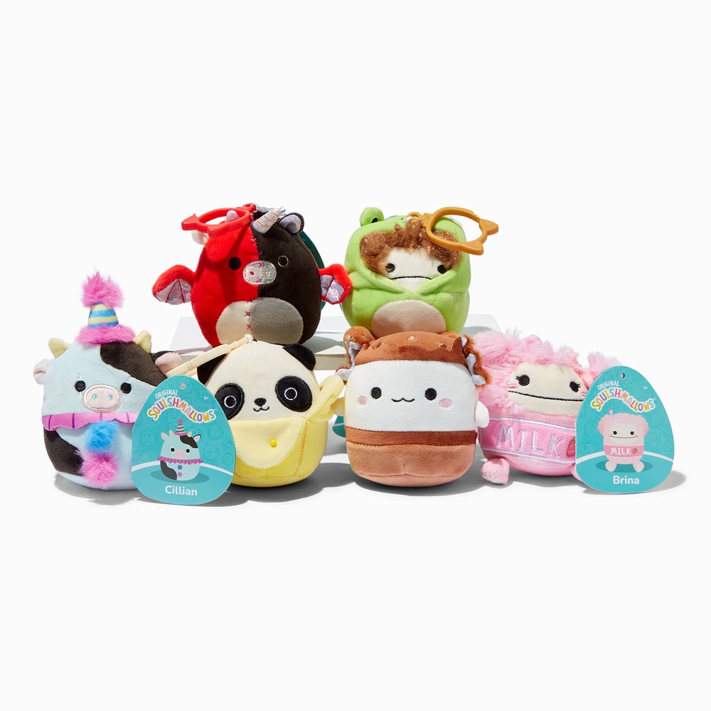 Squishmallows™ 3.5" Monster Assorted Plush Bag Clip - Styles Vary