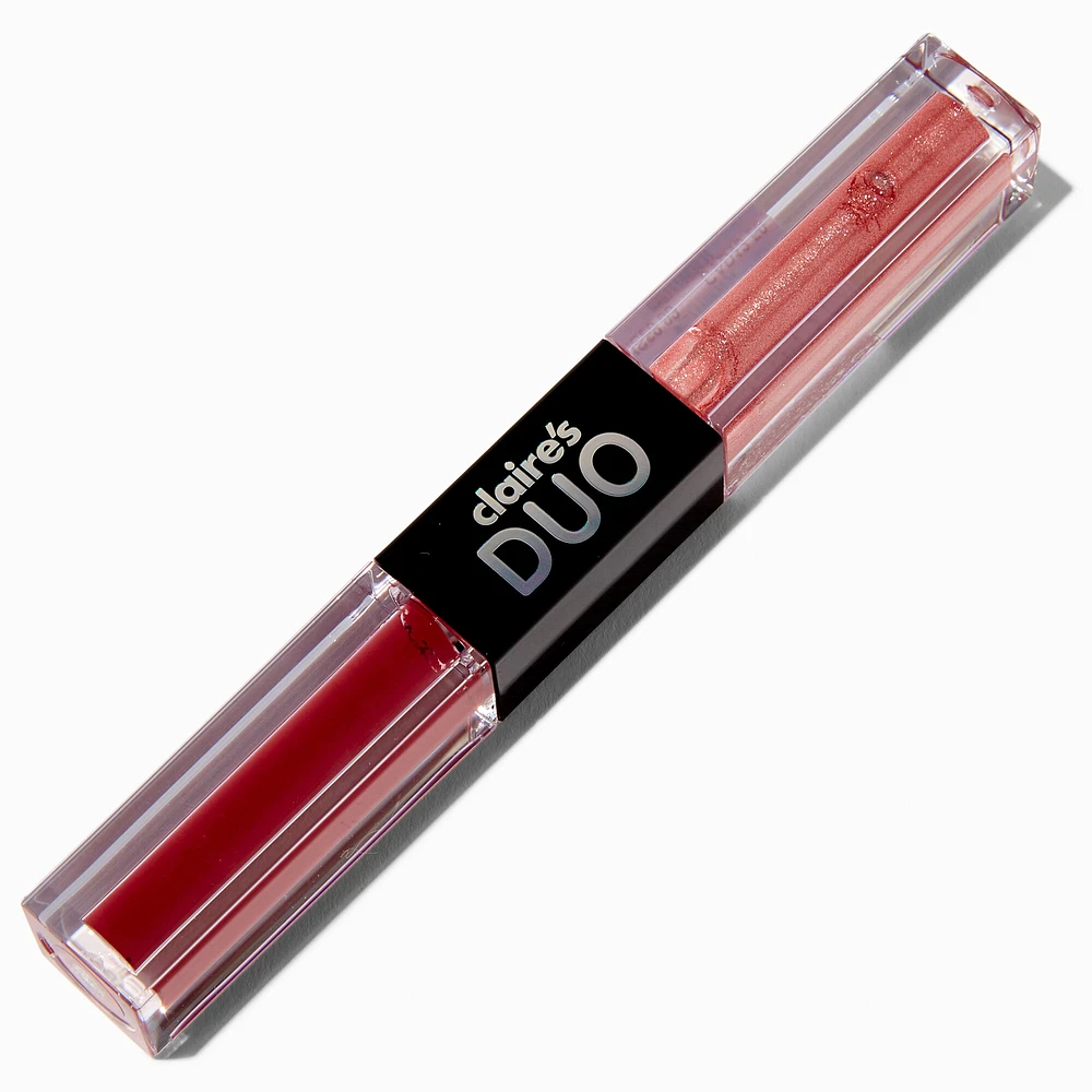 Mauve Duo Lip Gloss Wand