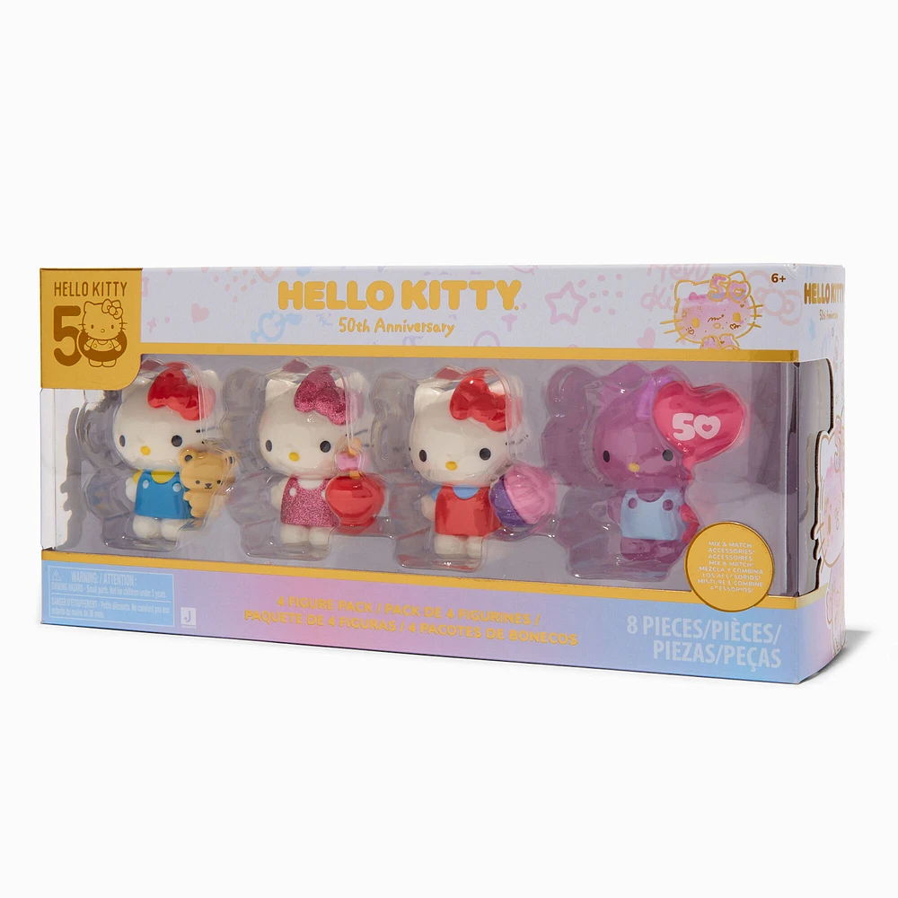 Hello Kitty® 50th Anniversary Figure Pack - 4 Pack