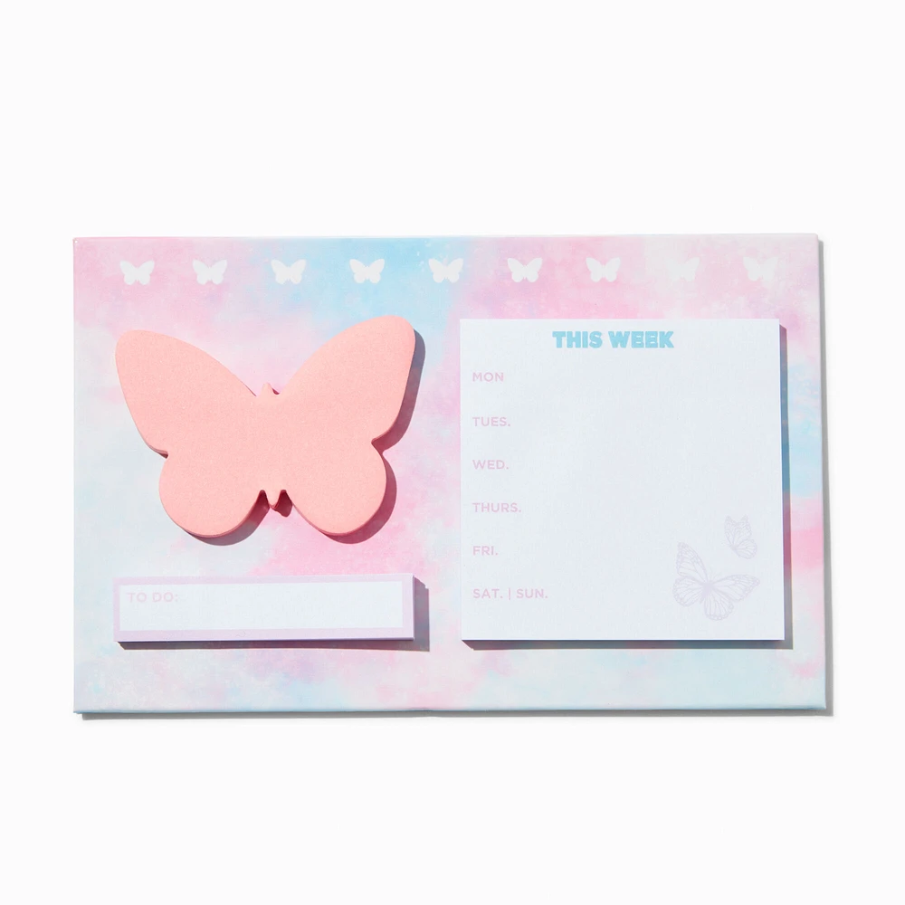 Butterfly Sticky Pad Weekly Planner