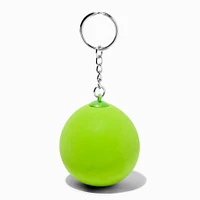 Neon Green Alien Stress Ball Keychain