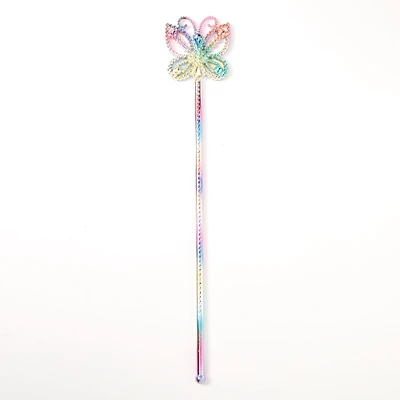 Claire's Club Rainbow Butterfly Wand