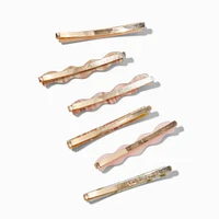 Wavy Boho Bobby Pins - 6 Pack