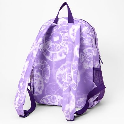Purple Tie Dye Medium Backpack