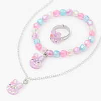 Claire's Club Easter Bunny Jewelry Set - 3 Pack