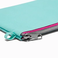 DIY Teal Nylon Pouch