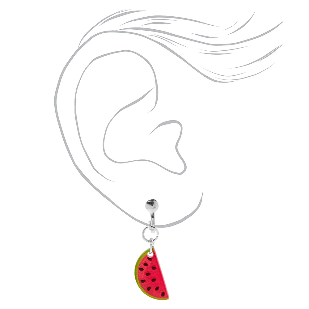 Fruit Clip-On Earrings - 3 Pack