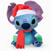 Disney Stitch Holiday Pajama Party Hugger Pillow & Silk Touch Blanket Set