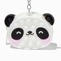 Popper Panda Mini Jelly Coin Purse Keychain