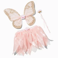 Claire's Club Rose Gold Butterfly Rose Dress Up Set - 3 Pack