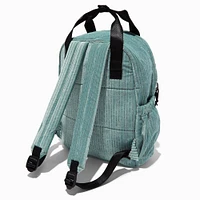 Green Corduroy Backpack
