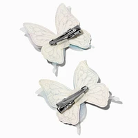 Claire's Club Glitter Butterfly Hair Clips