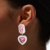 Pink Coquette 2" Drop Earrings