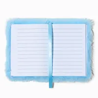 "Head in the Clouds" Furry Blue Mini Journal Notebook