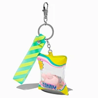 Snack Bunny Wristlet Keychain